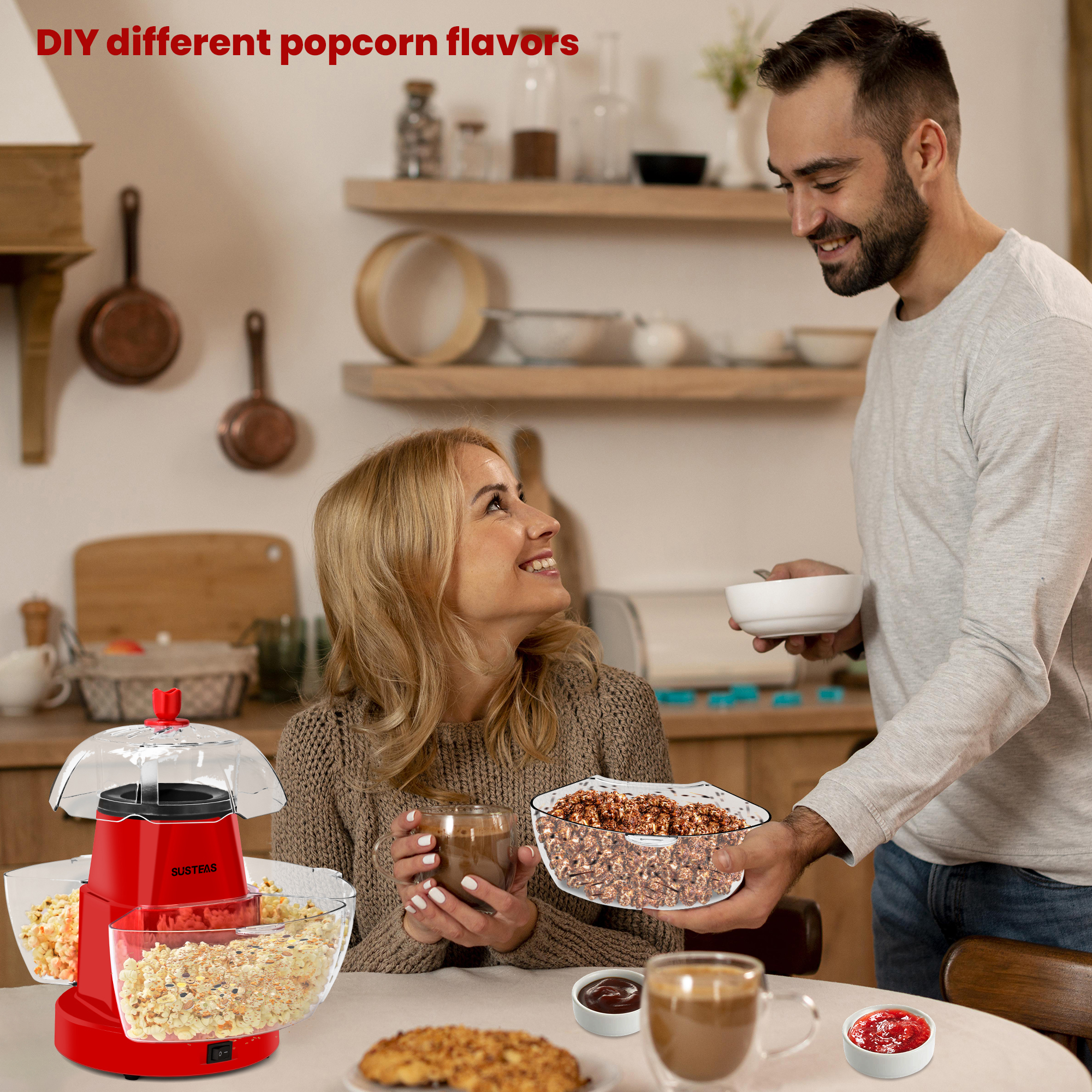 1200W Electric Hot Air Popcorn – Air Popcorn Maker recenzja i cena