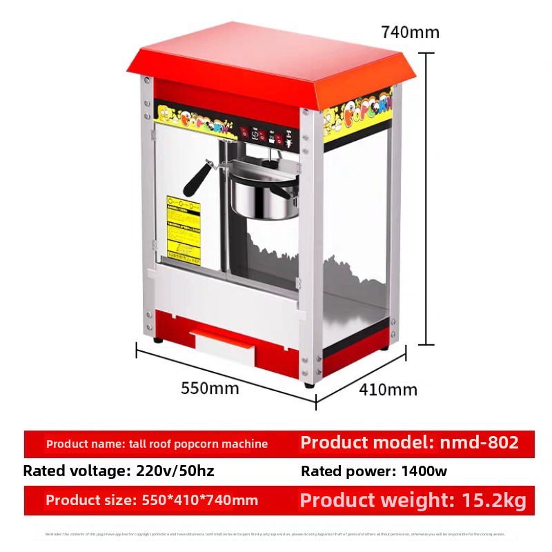 Commercial Retro Automatic Puf – Air Popcorn Maker recenzja i cena