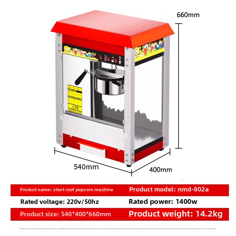 Commercial Retro Automatic Puf – Air Popcorn Maker recenzja i cena