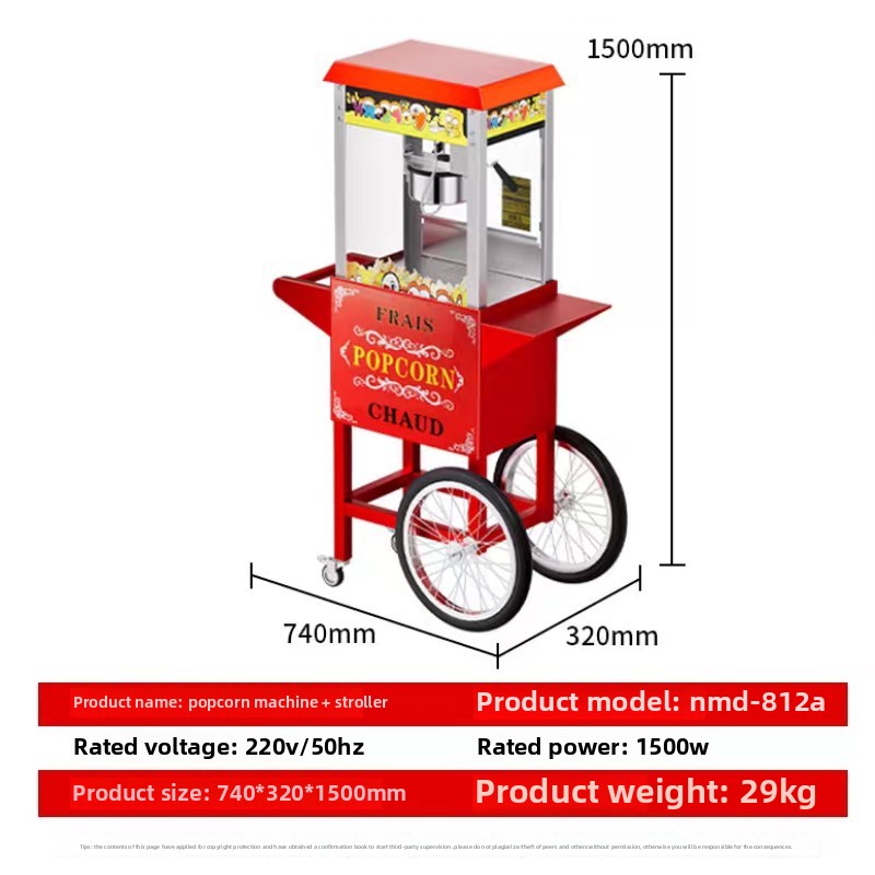 Commercial Retro Automatic Puf – Air Popcorn Maker recenzja i cena