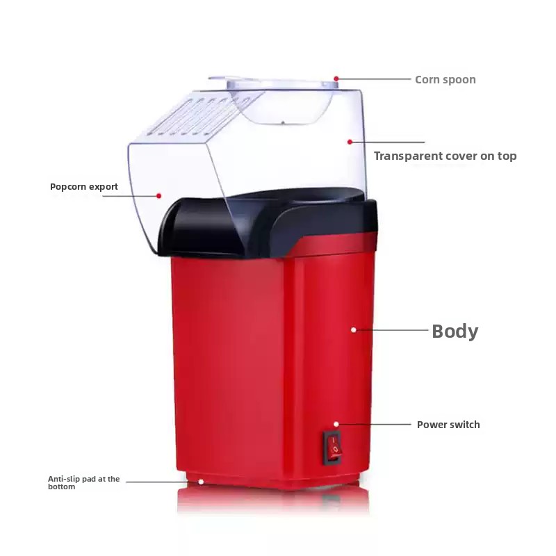 Oil-free air Corn machine,Pipo – Air Popcorn Maker recenzja i cena