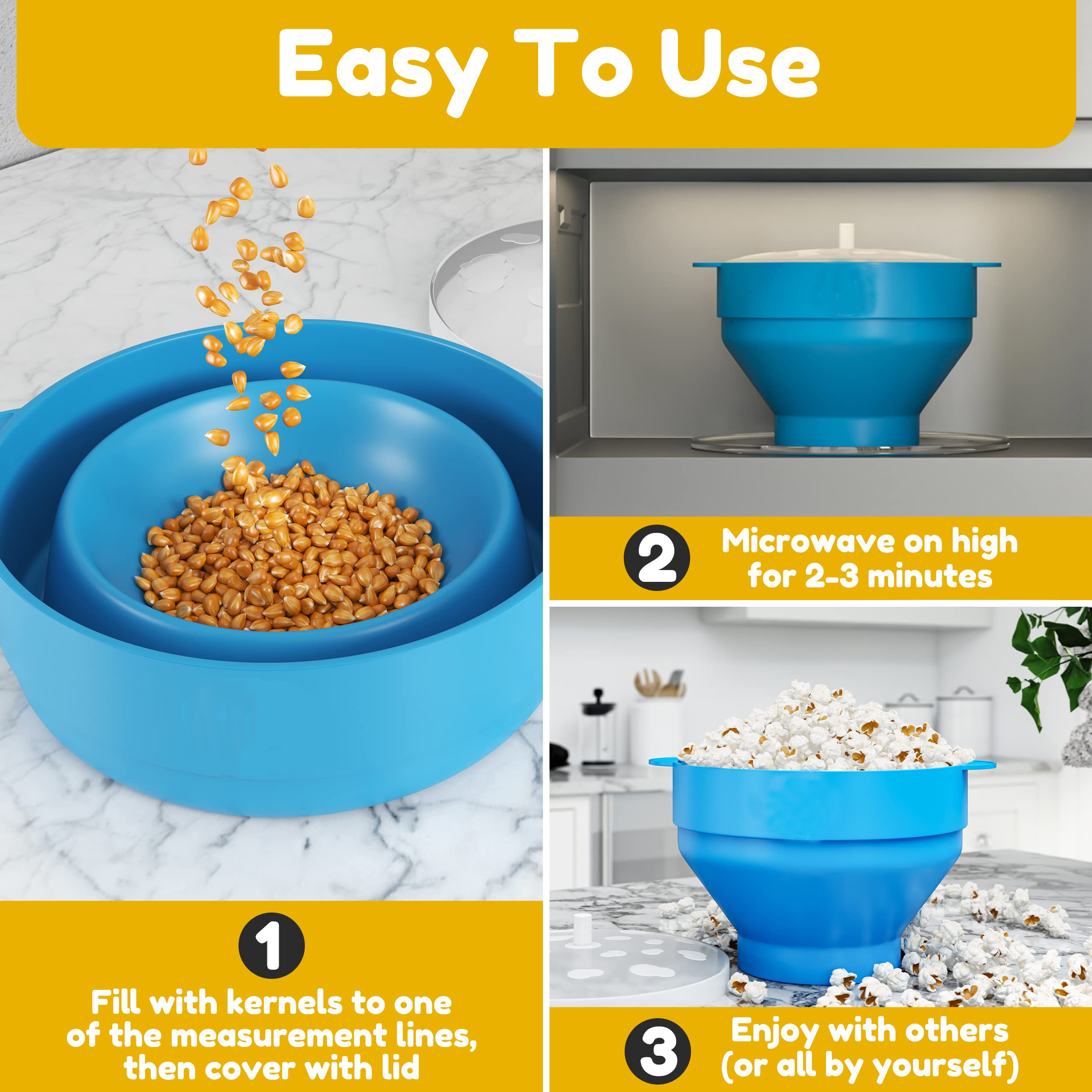 Microwave Silicone Popcorn Pop – Air Popcorn Maker recenzja i cena