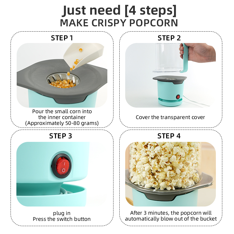 Popcorn Machine Household Heal – Air Popcorn Maker recenzja i cena