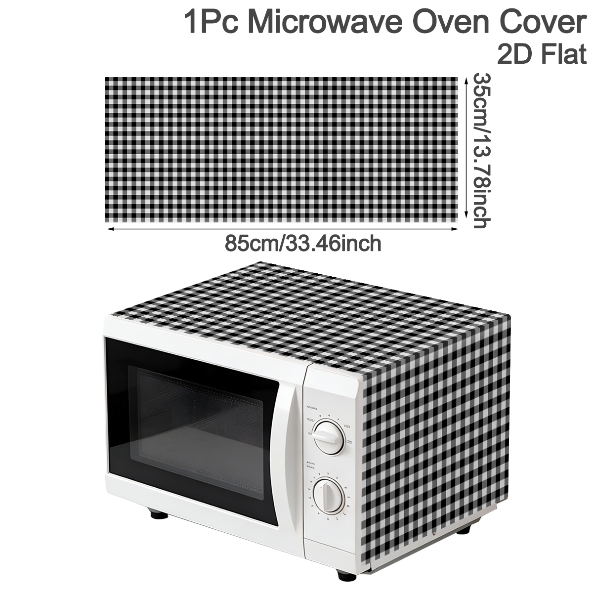 Black White Plaid Microwave Ov – Kitchen Appliances Japan recenzja i cena