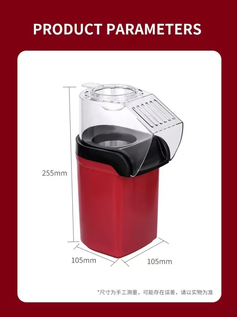 Popcorn Machine High Popping R – Air Popcorn Maker recenzja i cena