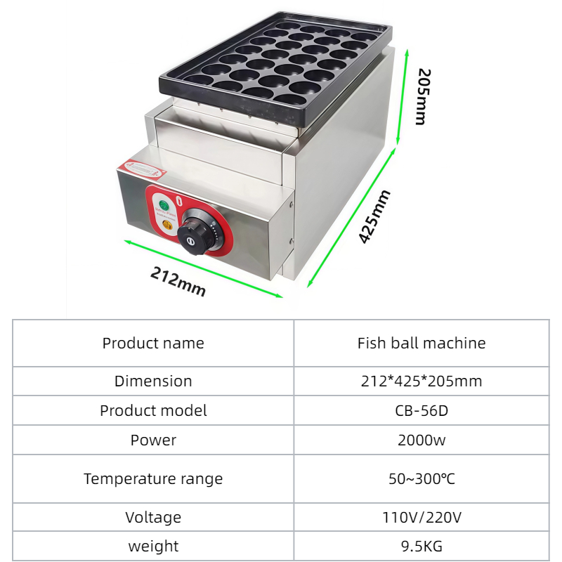 Commercial Fish Ball Waffle Ma – Kitchen Appliances Wholesale recenzja i cena