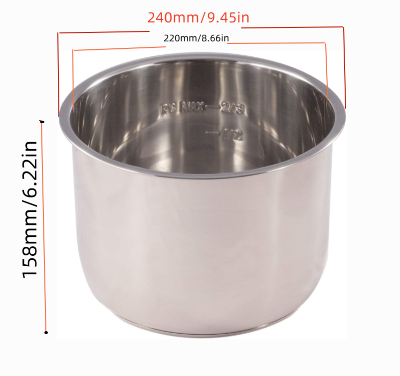 1pcs Stainless Steel Inner Coo – Instant Pot Pressure Cooker recenzja i cena